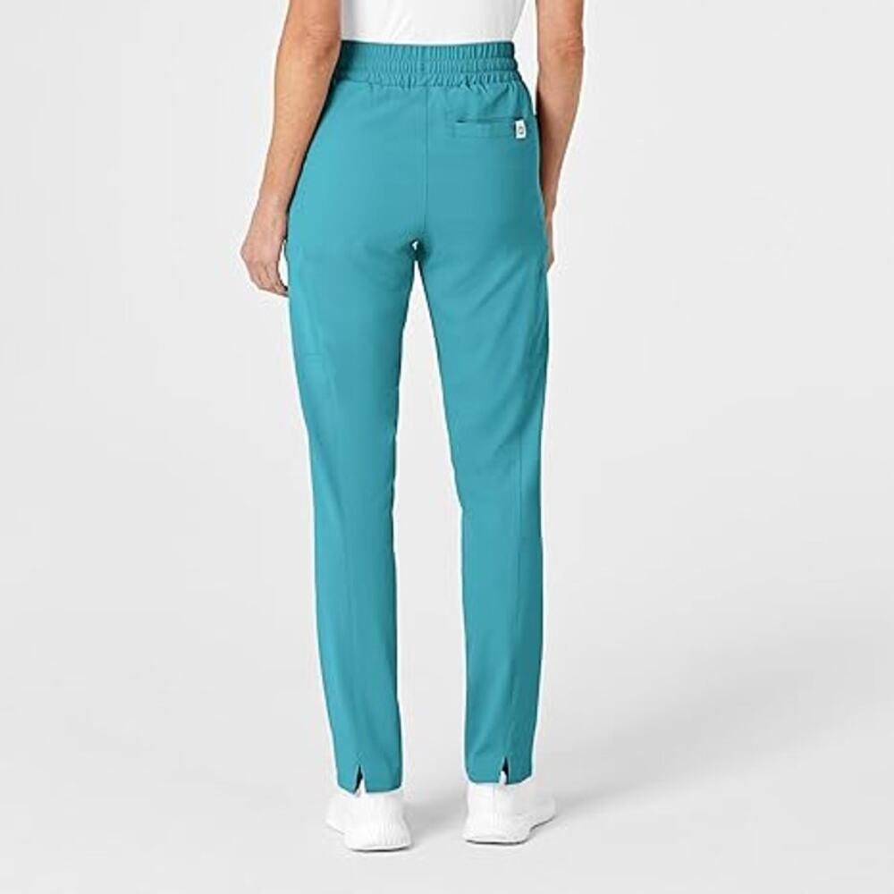 WONDERWINK Women's High Waist Slim Leg Pant 5334 Size MP In Teal Blue - Picture 4 of 13
